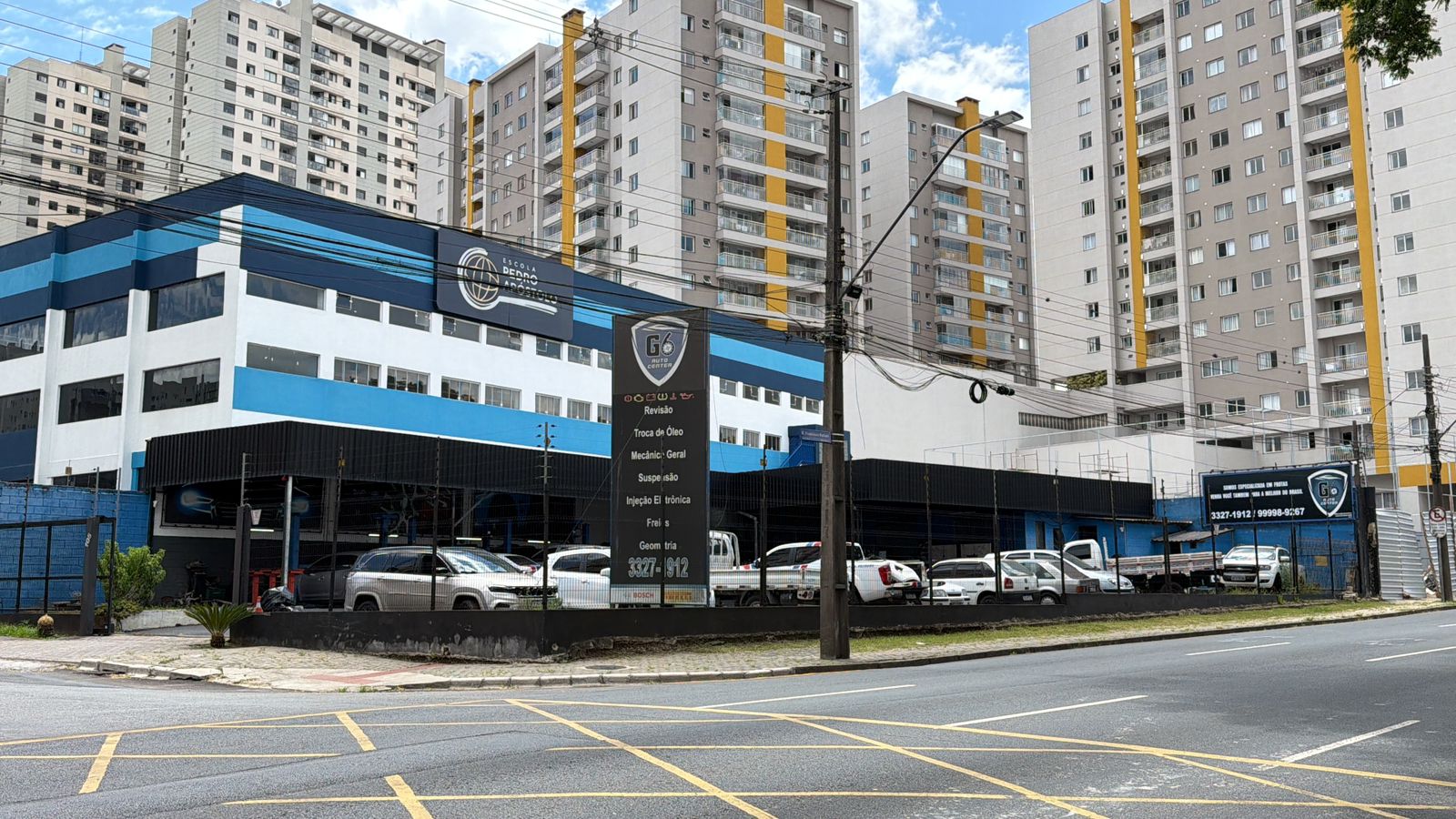 Estrutura interna e elevadores